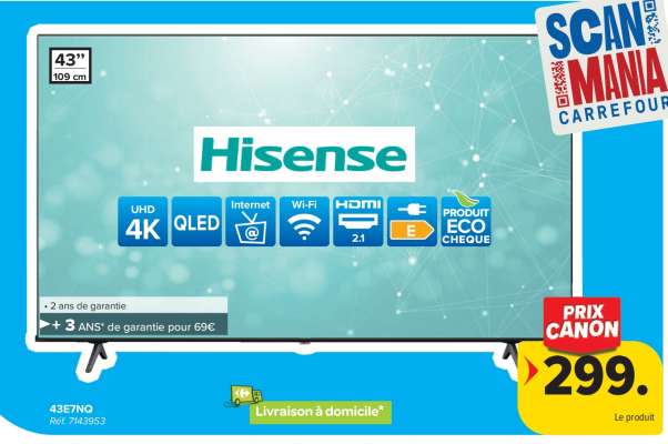 Hisense 43E7HQ