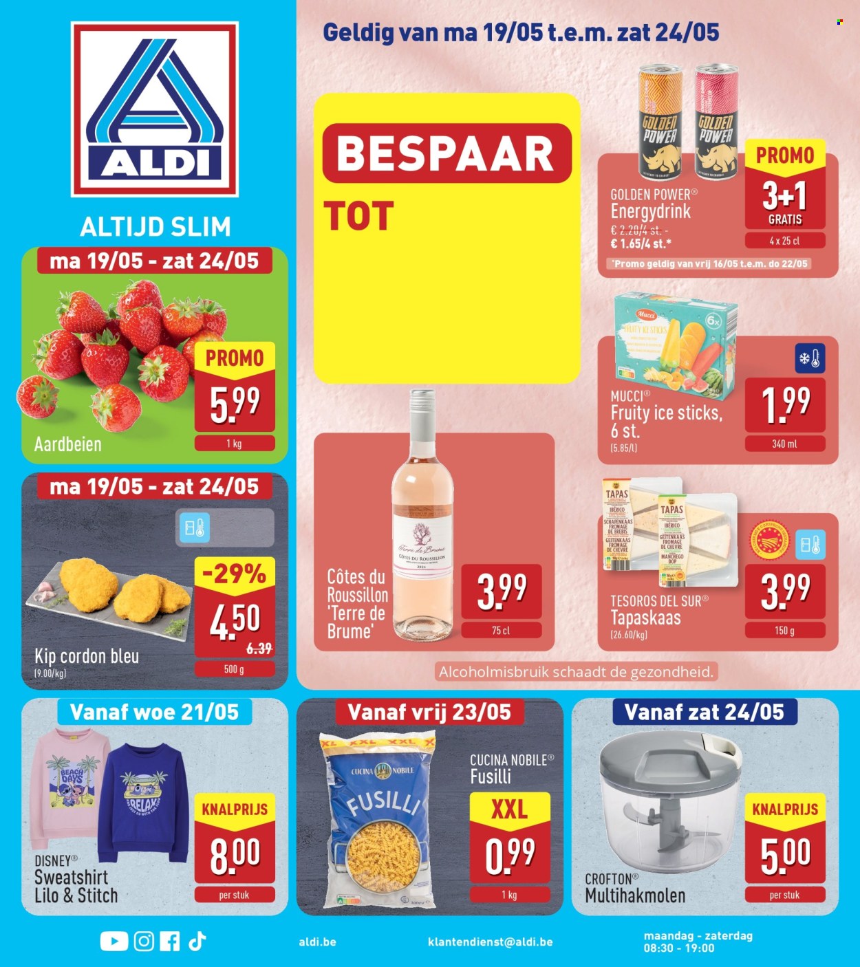 Catalogue ALDI - 19.5.2025 - 24.5.2025. Page 1.