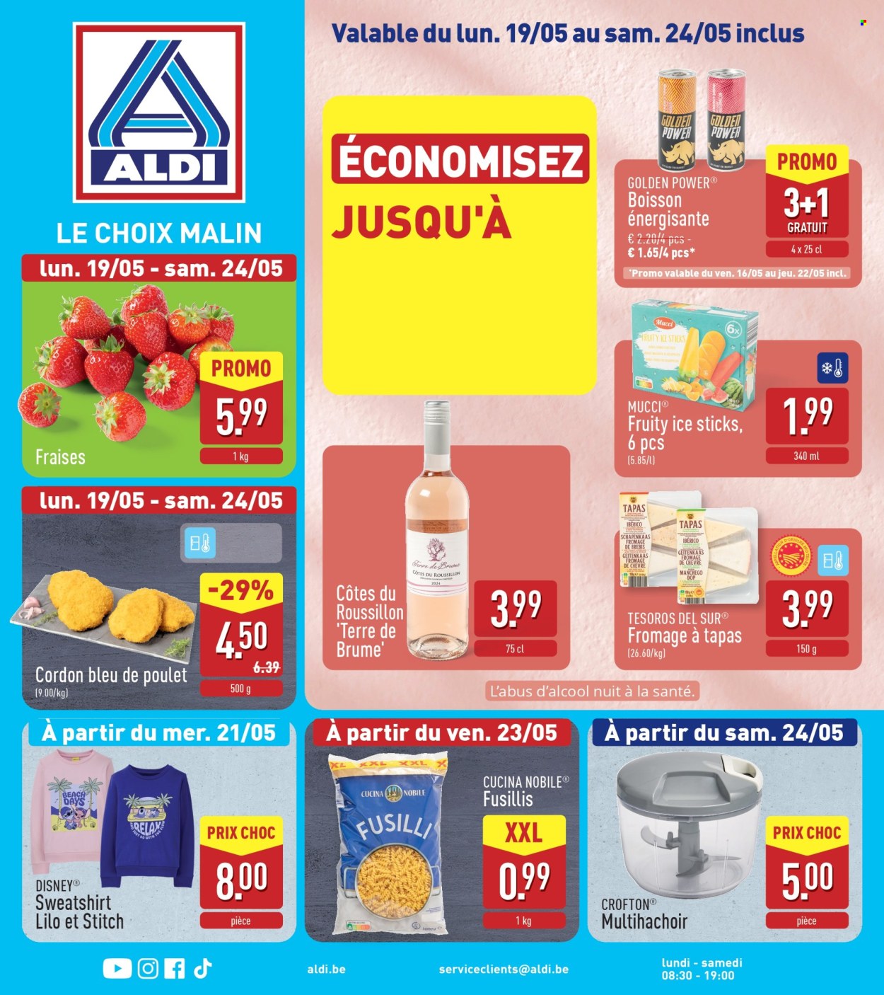 Catalogue ALDI - 19.5.2025 - 24.5.2025. Page 1.