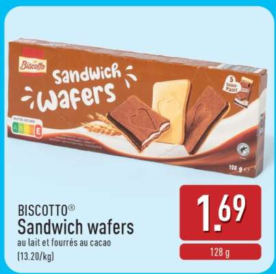 BISCOTTO Sandwich wafers
