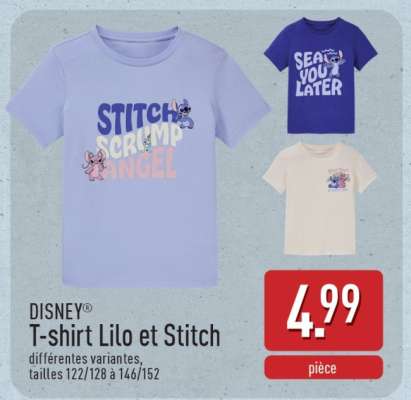 T-shirt Lilo et Stitch
