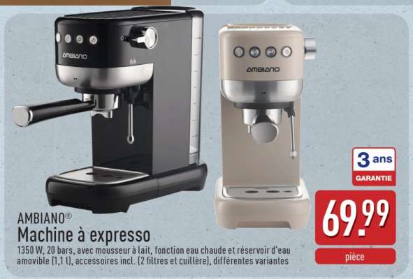 AMBIANO Machine à expresso