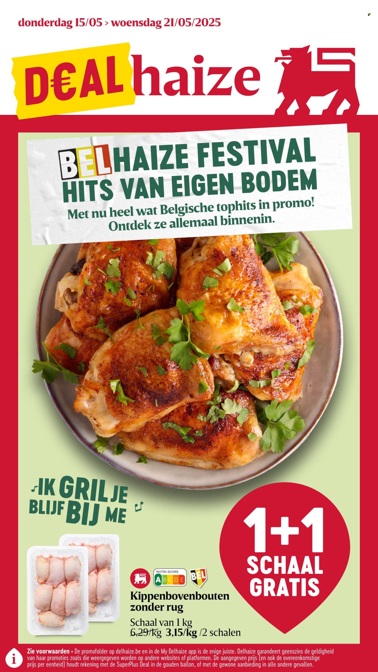 Catalogue Delhaize - 15.5.2025 - 21.5.2025. Page 1.