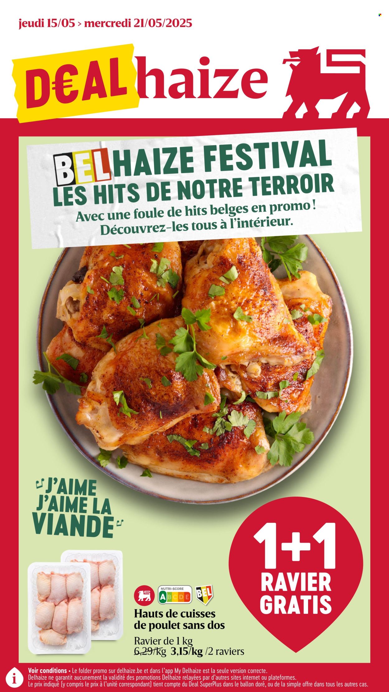 Catalogue Delhaize - 15.5.2025 - 21.5.2025. Page 1.