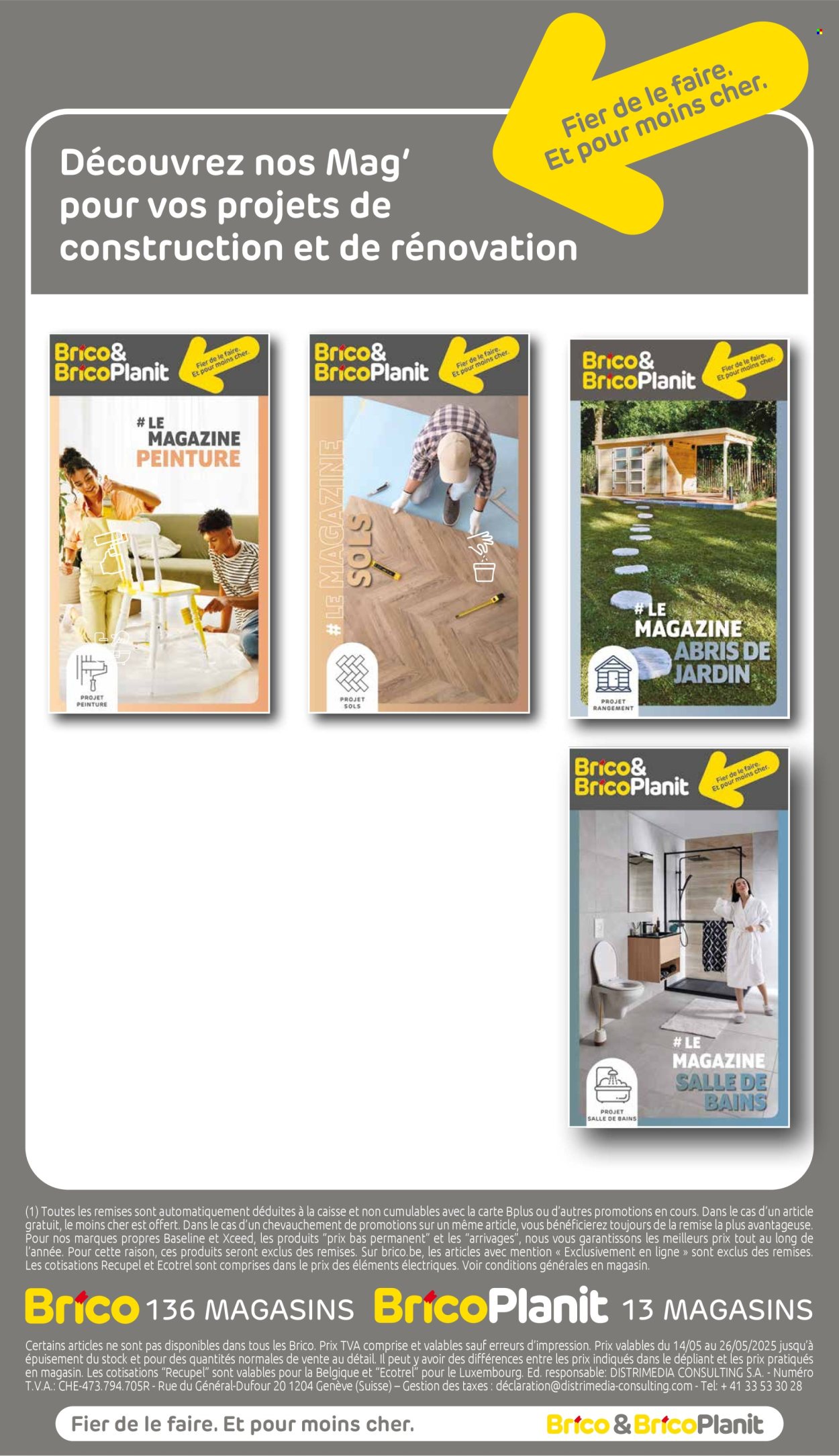 Catalogue Brico - 14.5.2025 - 26.5.2025. Page 72.